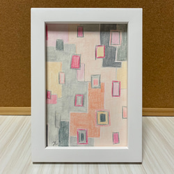 抽象色鉛筆画 p 絵画 next27 通販 11634990｜Creema(クリーマ)