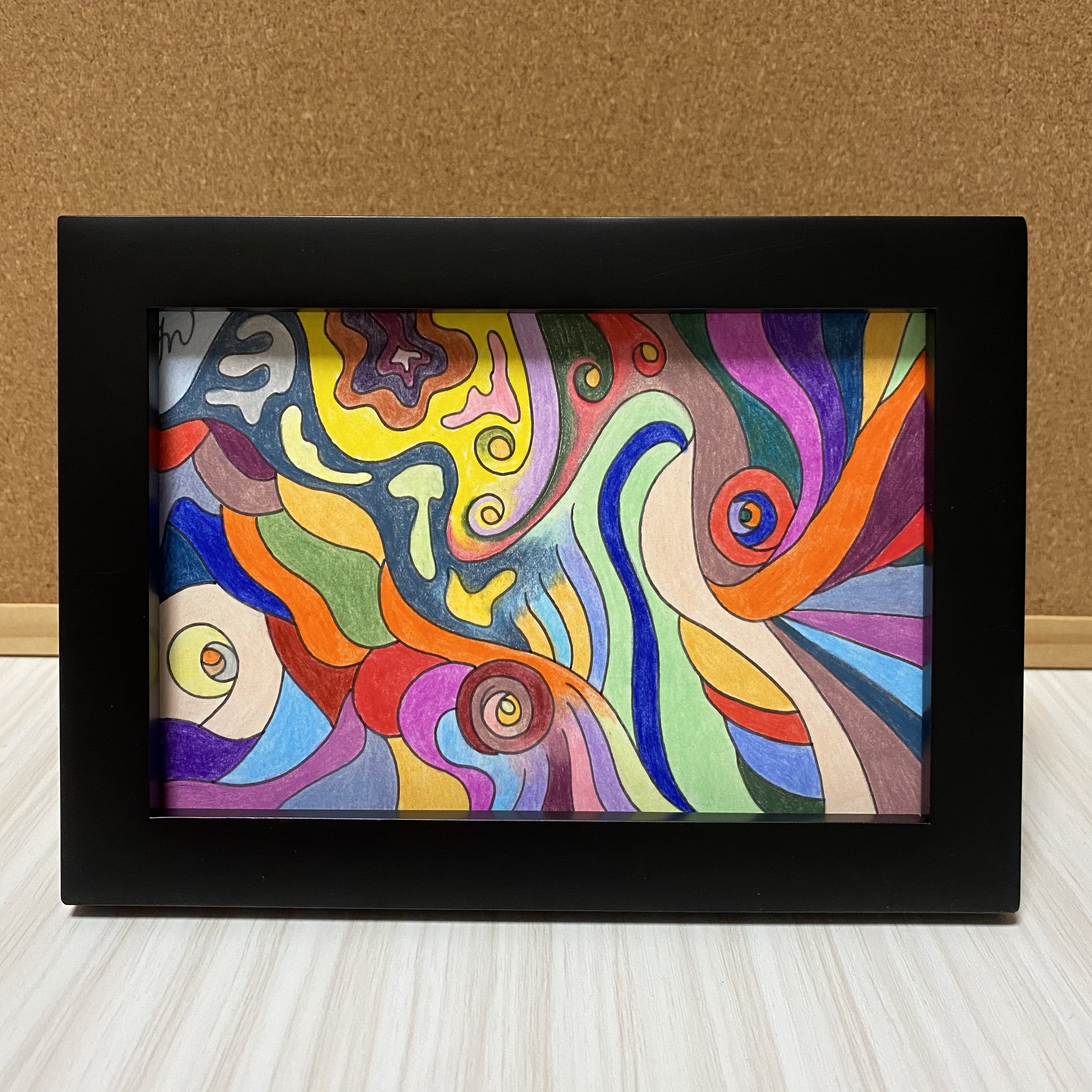 抽象デザイン 鉛筆画 抽象デザイン 鉛筆画