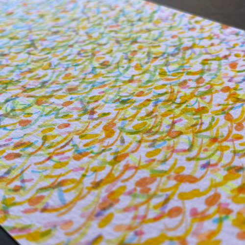 抽象ペン画「光」 絵画 next27 通販 12569652｜Creema(クリーマ)