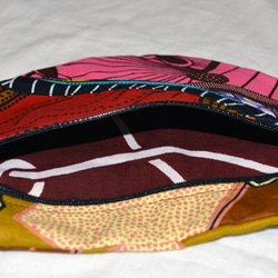 ギテンゲウエストバッグ　‐アフリカの布ギテンゲで作ったウエストバッグ（20GWB01） 5枚目の画像