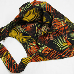 ギテンゲショッピングバッグ　‐アフリカの布ギテンゲで作ったショッピングバッグ（21GSB08） 3枚目の画像