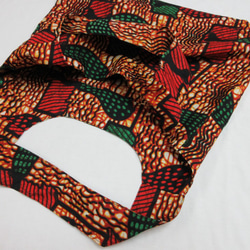 ギテンゲショッピングバッグ　‐アフリカの布ギテンゲで作ったショッピングバッグ（21GSB11） 3枚目の画像