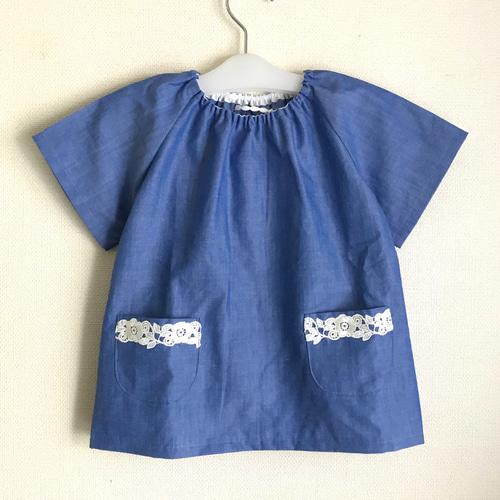 ミニレースフラワーのスモック☆ ミニレースフラワーのスモック☆