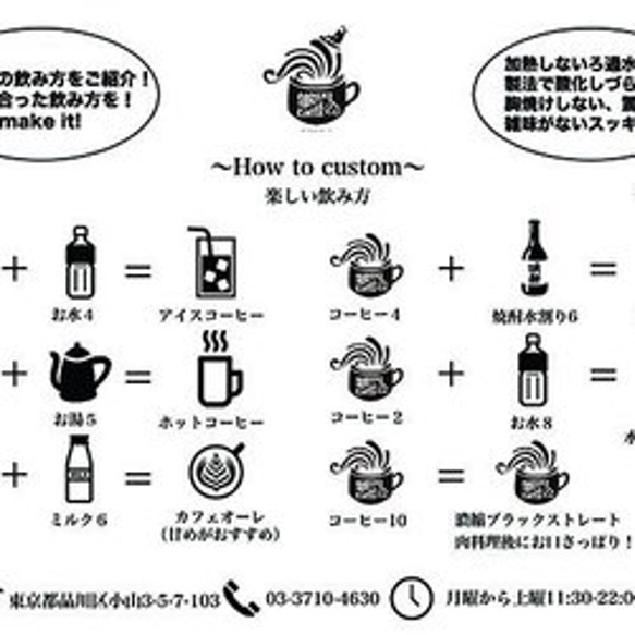 Surfers Coffee 濃縮 無糖 水出し 500ml 瓶 みつばち 38 3枚目の画像