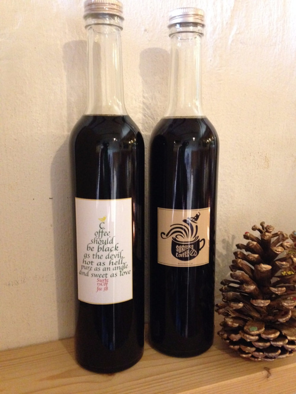 X'mas 限定ラベル！　Surfers Coffee ギフトボックス（500ml２本入り） 1枚目の画像