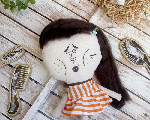 アメリカ　ビンテージ　ハンドメイド人形 1950'S 60'S Minnehaha Doll Native American indian Vintage