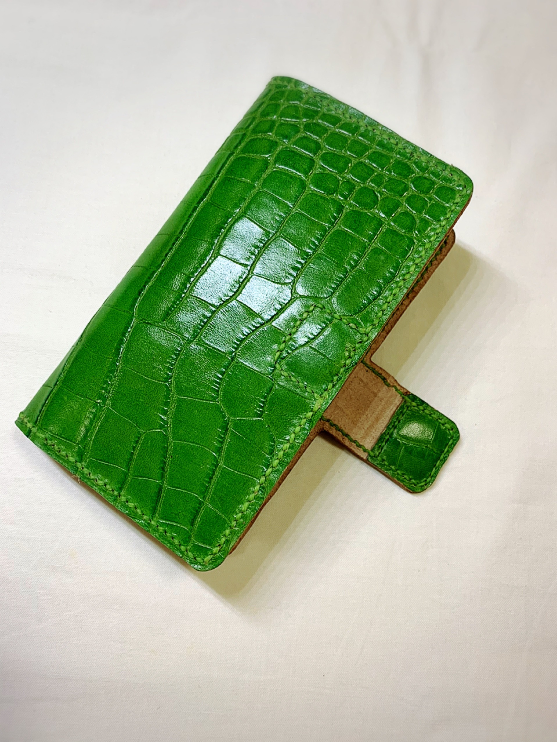 (受注作成)iPhoneXカバー クロコ型 アスワン#104