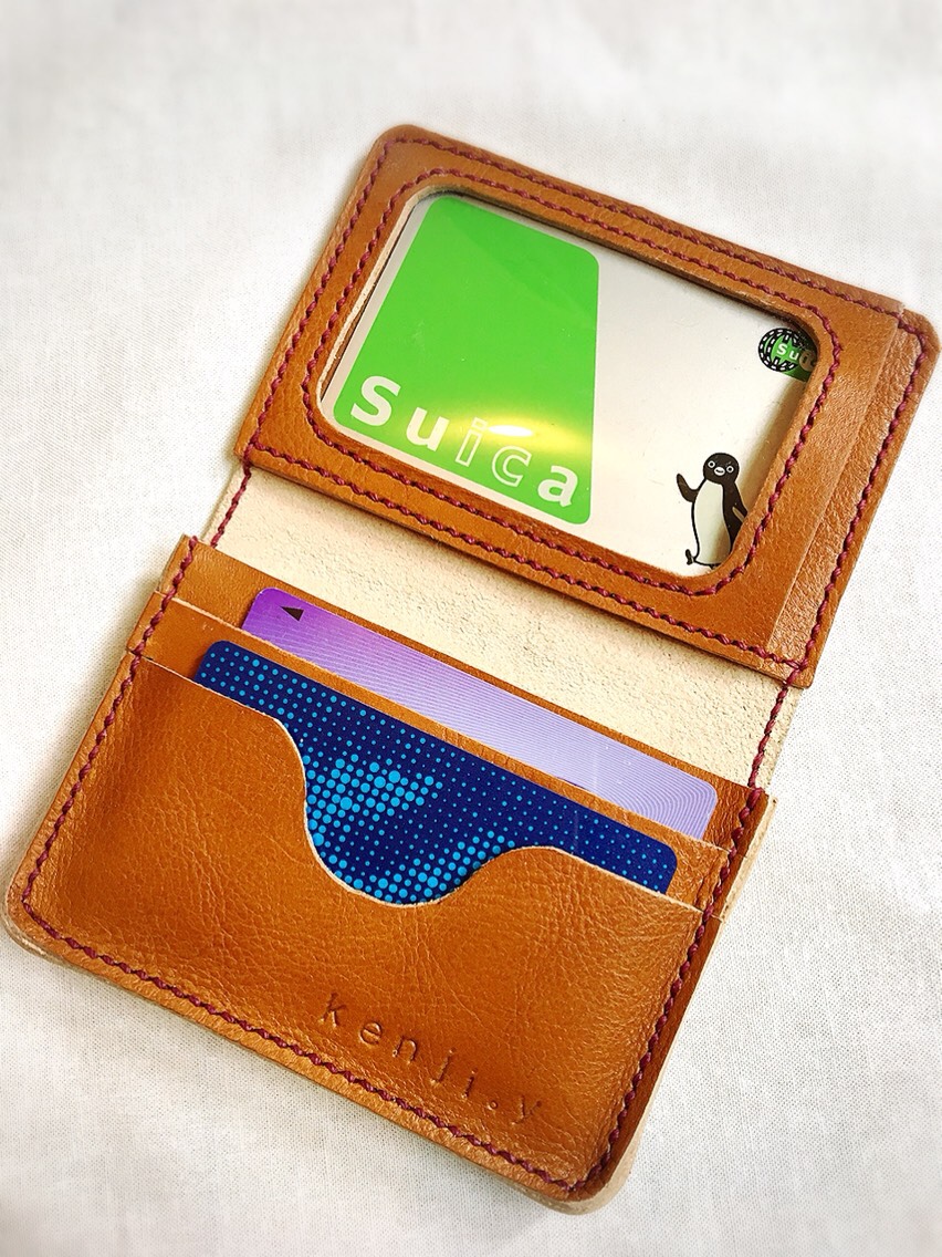 (受注作成)パスケース♪マチ付き