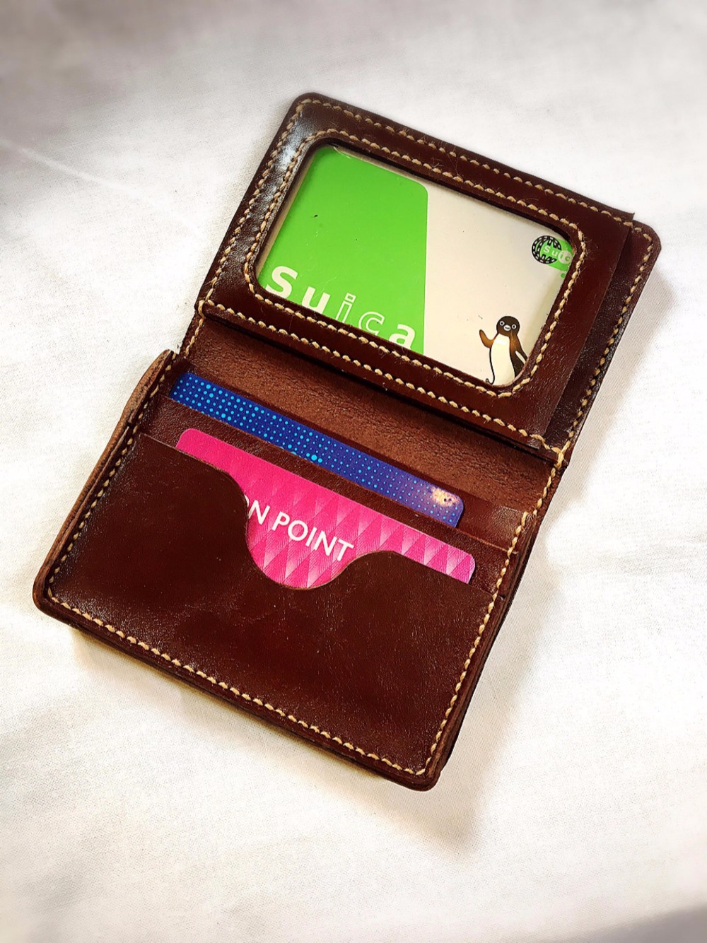 （受注作成）パスケースマチ付き、両面セル版付き♪