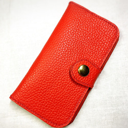 ☆ホヌ☆プルメリア☆本革スマホケース☆ハンドメイド☆オーシャンブルー ☆ホヌ☆プルメリア☆本革スマホケース☆ハンドメイド