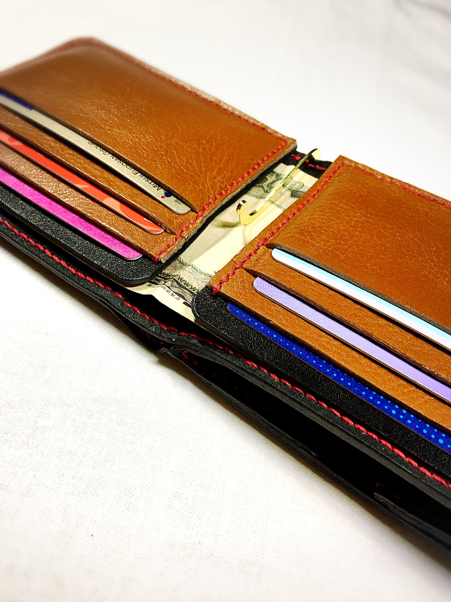 （受注作成）マネークリップ＊コインケース 6ポケット