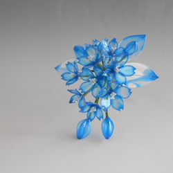 枝垂れ青桜　簪（変わり花） 2枚目の画像