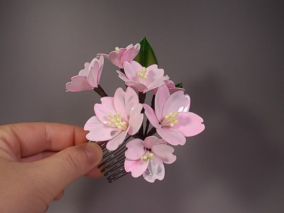 桜（桃凛）のかんざし・コーム　 2枚目の画像