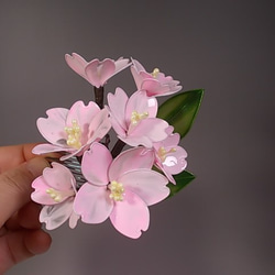 桜（桃凛）のかんざし・コーム　 5枚目の画像