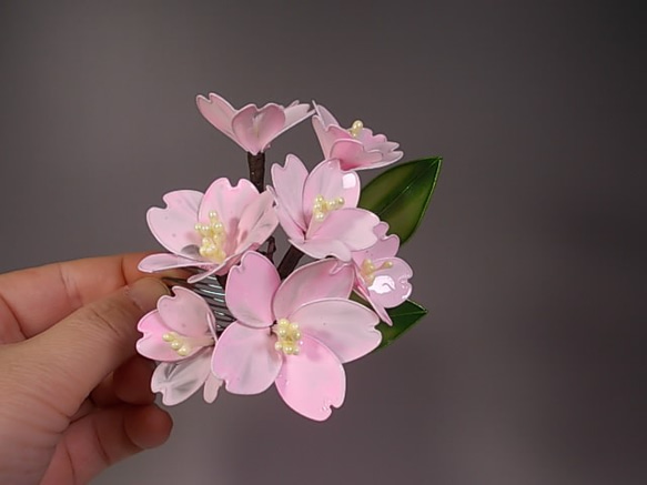 桜（桃凛）のかんざし・コーム　 5枚目の画像