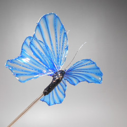 藍蝴蝶（銀色）簪海賊王 第4張的照片