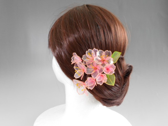 桜（月山）かんざし　髪飾り 4枚目の画像
