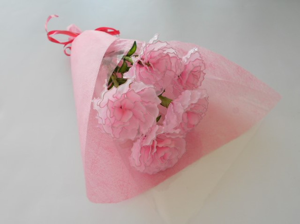カーネーションの花束（ピンク） 6枚目の画像