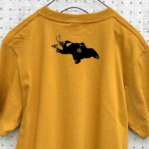 サーカス マレー熊 Tシャツ キャメル （メンズL） 3枚目の画像