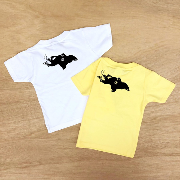絵柄選べる キッズTシャツ 2枚セット（マレー熊100～120） 4枚目の画像