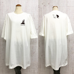 4Ｌ ビッグＴシャツワンピース 出待ち熊（小） 3枚目の画像