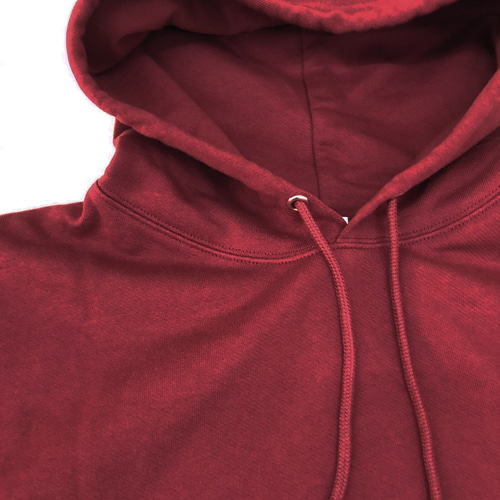 ぶたカフェ プルパーカー ワインレッド 長袖 防寒 上着 秋 冬 パーカー