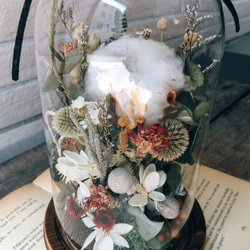 【好花】棉花不凋玻璃花盅 情人節禮物 乾燥花禮 交換禮物 開幕 第4張的照片