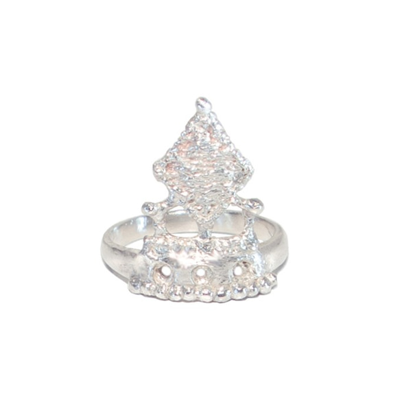 ♔ UMICHEN ♔ ● lace & castle ● 925純銀戒指 蕾絲戒指/城堡/禮物 第1張的照片