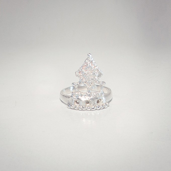 ♔ UMICHEN ♔ ● lace & castle ● 925純銀戒指 蕾絲戒指/城堡/禮物 第3張的照片