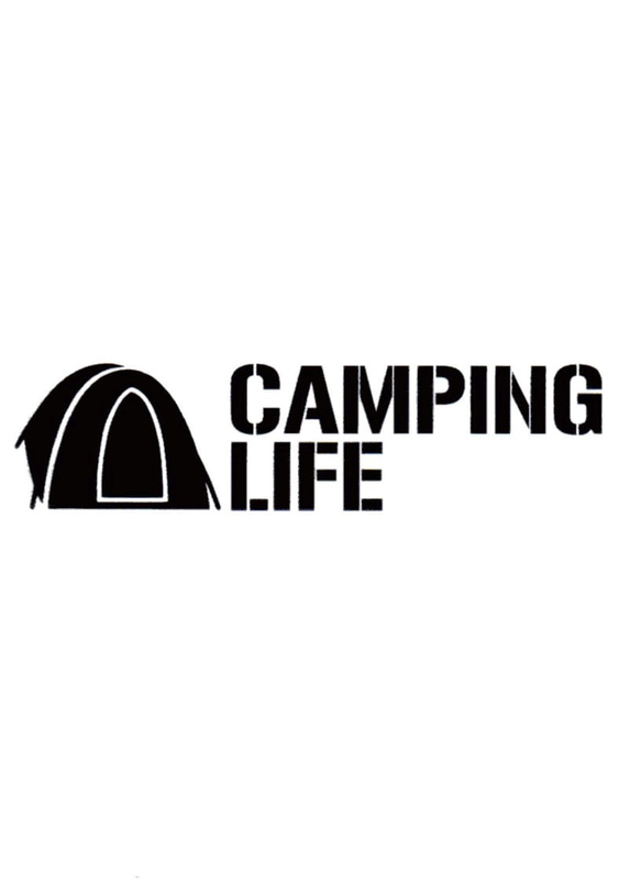 ＣＡＭＰ　ＬＩＦＥ　カッティングステッカー　３ 1枚目の画像