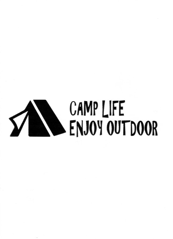 ＣＡＭＰ　ＬＩＦＥ　カッティングステッカー　１ 1枚目の画像