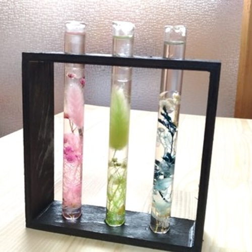 ハンドメイド 受注制作 試験管ハーバリウム ハーバリウム・植物標本 