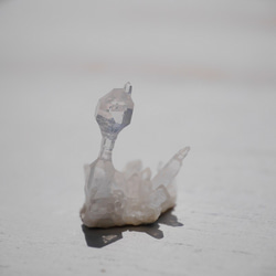 天然石セプタークォーツ(メキシコ チワワ州産)約1.1g幅約18mm王笏水晶ミニクラスター[spq-200812-06] 4枚目の画像