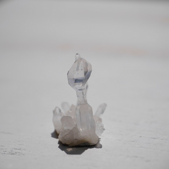 天然石セプタークォーツ(メキシコ チワワ州産)約1.1g幅約18mm王笏水晶ミニクラスター[spq-200812-06] 9枚目の画像