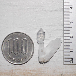 天然石セプタークォーツ(メキシコ チワワ州産)約1.8g幅約24mm王笏水晶ミニクラスター[spq-200812-09] 5枚目の画像