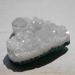 天然石アポフィライト(インド産)約19g約38×36mmミニハート型クラスター原石 魚眼石[aph-200925-01] 7枚目の画像