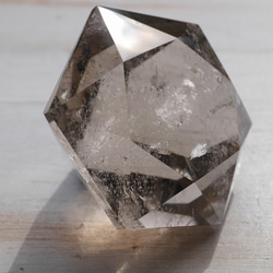 天然石 最大幅約64.5mmスモーキークォーツ(ブラジル産)約163gダイヤモンドカット[bcsq-201112-02] 6枚目の画像