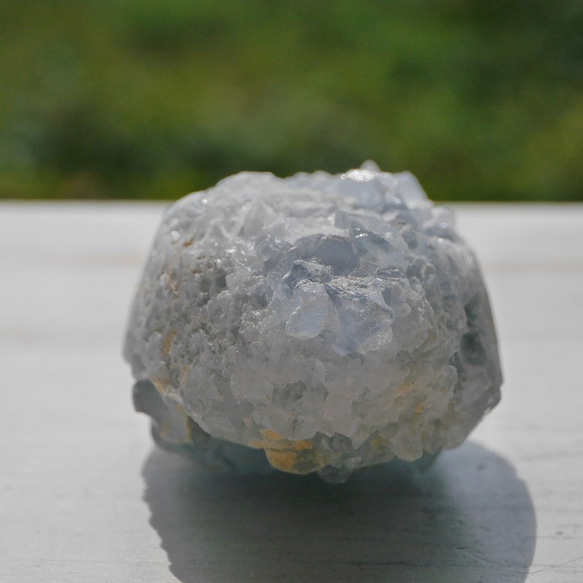 天然石 約131g約62mmセレスタイト(マダガスカル産)原石両面結晶ぎっしり天青石[ce-201118-02] 8枚目の画像