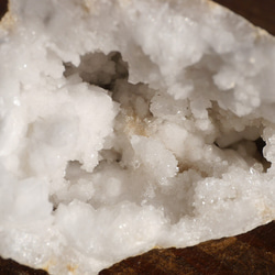 天然石 約150g約73×54×高53ｍｍ モロッコ産水晶原石ジオード鉱物結晶クラスター[mro-201203-04] 2枚目の画像