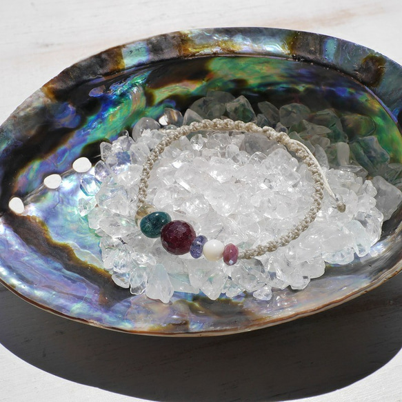 天然貝皿ナチュラルアバローニ貝器(ニュージーランド産)約13.5×9.5cm虹色アワビ素材[ash-210629-01] 6枚目の画像