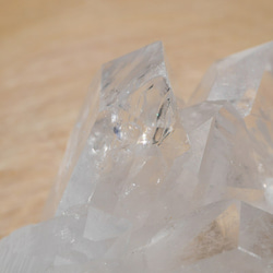 天然石約149g幅約69mm虹入水晶クラスター(ミナスジェライス産)透明クリスタル結晶原石[bqc-210929-01] 6枚目の画像