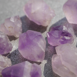 天然石ラベンダーアメジスト(ブラジル産)約30～31g分詰合せ 結晶原石 紫水晶[blam-211016-01] 2枚目の画像
