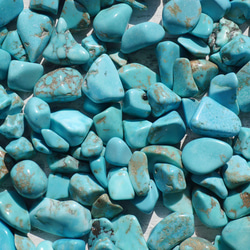 天然石染色ターコイズ(アリゾナ産)約40g分約5～10mm色調整さざれ石詰合せ穴なし誕生石[sa-211019-01] 8枚目の画像