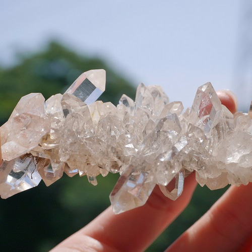 ヒマラヤ水晶クラスター(ガネーシュ・ヒマール産) 約70g 天然水晶原石