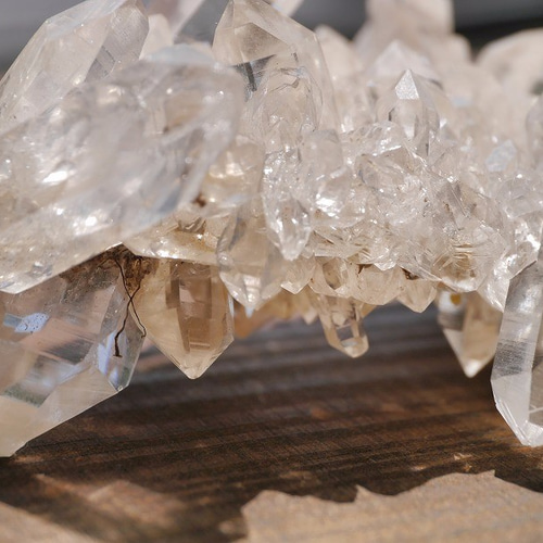 ヒマラヤ水晶クラスター(ガネーシュ・ヒマール産) 約70g 天然水晶原石