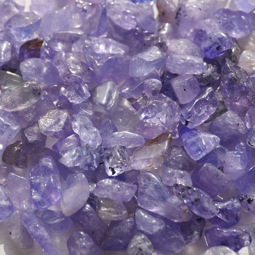 天然石 タンザナイト(灰簾石)さざれ石 約15g 約4mm〜8mm 穴なし 素材