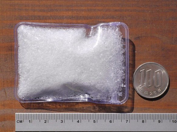 天然石 ブラジル水晶 粉雪のような原石さざれ石 約20g 穴なし 透明クリスタル白クォーツ[sa-160211-02] 5枚目の画像