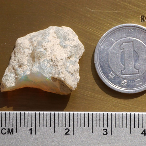 天然石ウォーターオパール(エチオピア産)約2.8g 原石 プレシャス