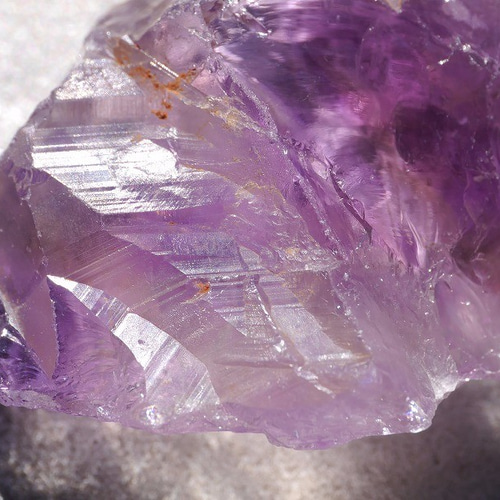 1点もの☆天然石アメジスト(紫水晶)ブラジル産 虹入り♪大きい