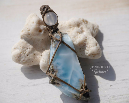 G-25 ラリマー 原石 スライス